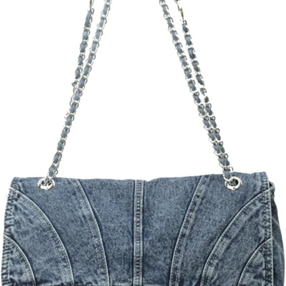 Denim Purse for Women Jean Purses Tote Bag for Women Work Handbags Trendy Crossb